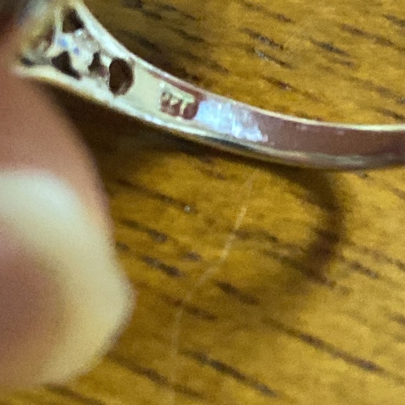 Sterling Silver Swan Inlayed Lapis Ring size 9 - Picture 3 of 3